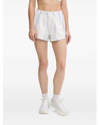 Guess - Tie-Dye Logo-Print Mini Shorts - Lyst
