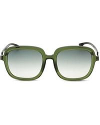 Ic! Berlin - Rita Waldmeister Square-Frame Sunglasses - Lyst