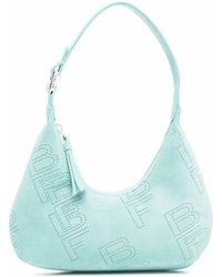 BY FAR - Amber Perforated Logo Shoulder Bag - Lyst