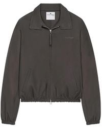 Courreges - Cotton Zipped Bomber Jacket - Lyst