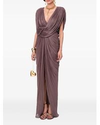 Ana Radu - Robe Longue Plissée À Design Drapé - Lyst