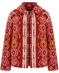 Mother - Patterned Buttoned Jacket - Lyst