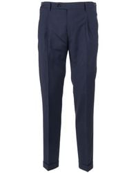 Berwich - Pleated Wool Trousers - Lyst