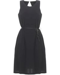 Rrd - Robe Ceinturée À Design Sans Manches - Lyst