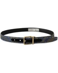 Dolce & Gabbana - Jacquard-Gürtel Mit Logo - Lyst