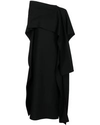 Valentino Garavani - Draped Midi Dress - Lyst