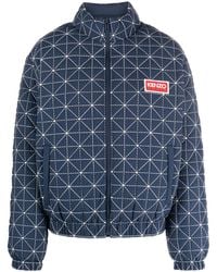 KENZO - Sashiko Stitch Puffer Jacket - Lyst