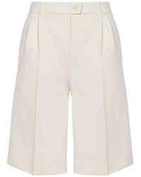 MEDEA - Pleated High-Waisted Shorts - Lyst