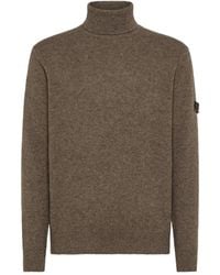 Peuterey - Peline 02 Rollkragenpullover Mit Logo-Patch - Lyst