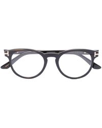 Tom Ford - Brille mit rundem Gestell - Lyst