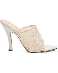 Magda Butrym - Crochet-Knit Open-Toe Mules - Lyst