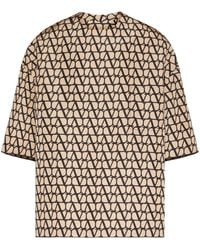 Valentino Garavani - Toile Iconographe Silk Shirt - Lyst