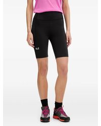 Jack Wolfskin - Short Cycliste À Logo Imprimé - Lyst