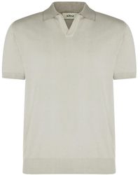 Altea - Short-Sleeved Cotton Polo Shirt - Lyst