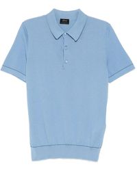 Brioni - Sea Island Piqué Cotton Polo Shirt - Lyst