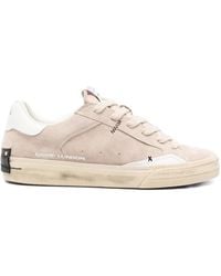 Crime London - Leather Low-Top Sneakers - Lyst