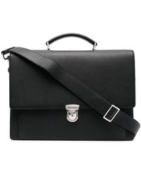 Aspinal of London - City Laptop Leather Briefcase - Lyst