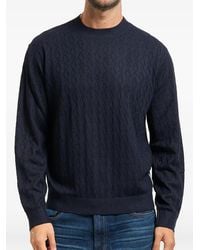 ARMANI EXCHANGE - Textured Knit Sweater - Lyst