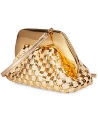 THEMOIRÈ - Tia Woven Clutch Bag - Lyst
