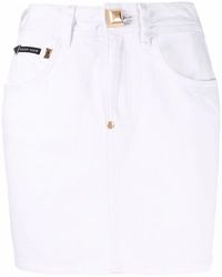 Philipp Plein - Denim Mini-Rok - Lyst