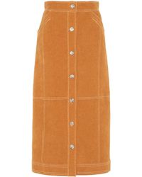 Barrie - High Waist Midi-Rok - Lyst