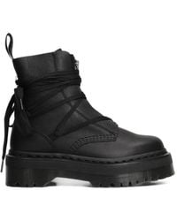 Dr. Martens - Jarrick Combat Lace-Up Zip-Fastening Ankle Boots - Lyst