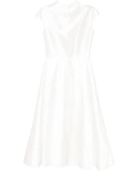 Isabel Sanchis - Cap-Sleeves Midi Dress - Lyst
