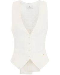 Elisabetta Franchi - Gabardine-Weste - Lyst