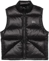 Stussy - Zip Puffer Gilet - Lyst