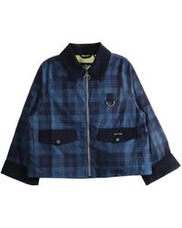 Barbour - Baiton Check-Pattern Corduroy-Collar Jacket - Lyst