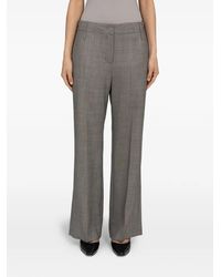 Amomento - Wool Flared Trousers - Lyst