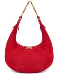 POTAMY - Ring Detail Suede Mini Bag - Lyst