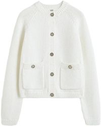 TOTEME - Hammered-Button Cardigan - Lyst