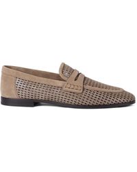 Brunello Cucinelli - Leather Loafers - Lyst