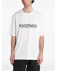 Oamc Peacemaker - Logo-Print T-Shirt - Lyst