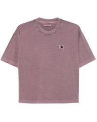 Carhartt - T-Shirt Met Logopatch - Lyst