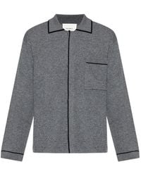 Lisa Yang - Joshua Piped-Trim Cardigan - Lyst