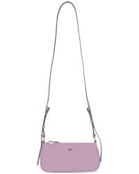 Pinko - Logo Plaque Shoulder Bag - Lyst