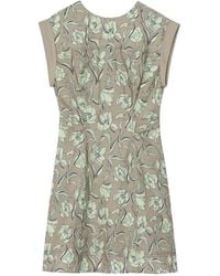 3.1 Phillip Lim - Floral Tie Back Mini Dress - Lyst