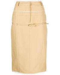 Jacquemus - La Jupe Caraco Pencil Skirt - Lyst