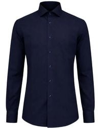 Franzese Collection - Pointed-Collar Long-Sleeves Shirt - Lyst