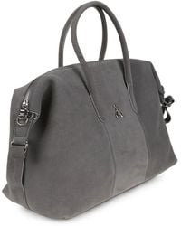 Patrizia Pepe - Suede-Finish Logo-Plaque Tote Bag - Lyst