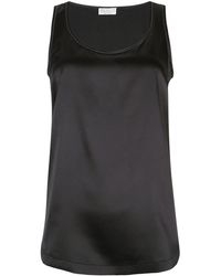 Brunello Cucinelli - Top sin mangas con cuello redondo - Lyst