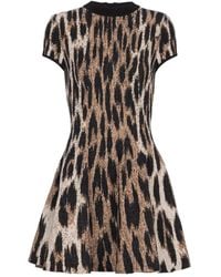 Balmain - レオパード ドレス - Lyst