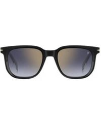 David Beckham - Sonnenbrille Mit Eckigem Gestell - Lyst