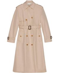Gucci - Graphic-print Trench Coat - Lyst