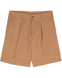 Costumein - Pleat-Detail Shorts - Lyst