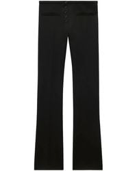 Courreges - Low-Rise Flared Trousers - Lyst