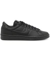 COMME DES GARÇON BLACK - X Nike Lace-up Leather Sneakers - Lyst