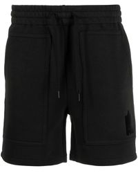 Mackage - Logo-Patch Drawstring Shorts - Lyst